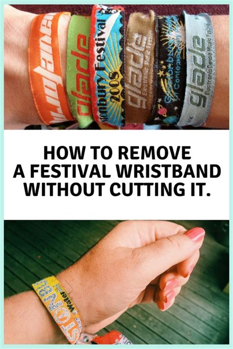 festival band removal without cutting.